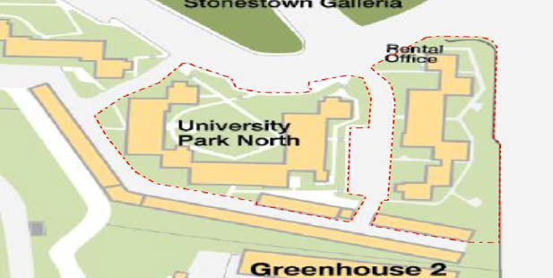 map of Science replacement building site at Univeristy Park North at 19th Avenue and Buckingham Way